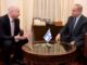 Assistant to the President and Special Representative for International Negotiations Jason Greenblatt meets Prime Minister Benjamin Netanyahu at the Prime Minister’s Office in Jerusalem, Monday, March 13, 2017. (Matty Stern/US Embassy Tel Aviv)